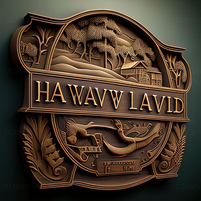 3D model Hayward California (STL)